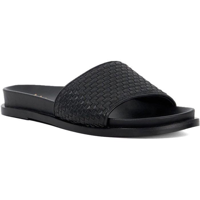 Dune Lilas Women's Black Sandals