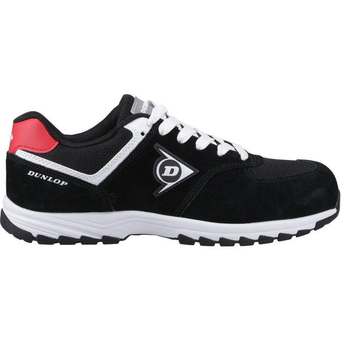 Dunlop Arrow Suede Men's Black/Red/White Safety Trainers