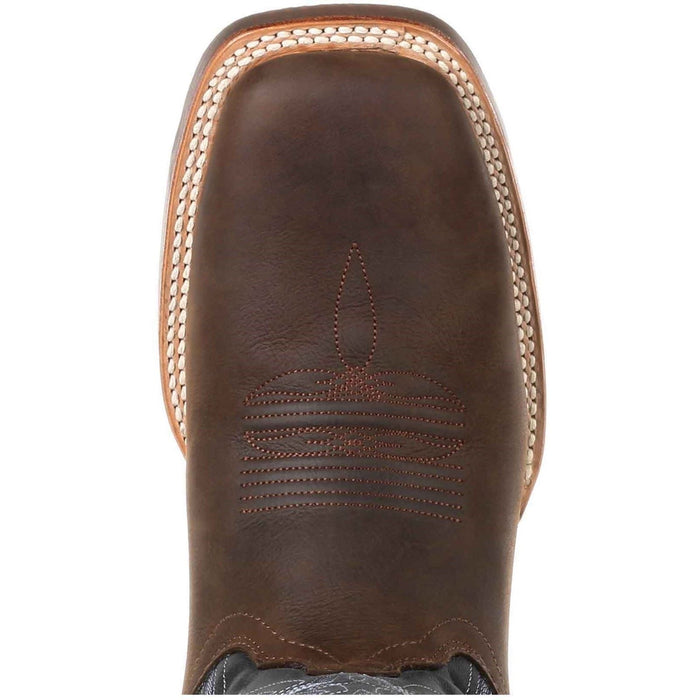 Durango Rebel Pro Leather Men's Belgian Brown/Denim Blue Boots
