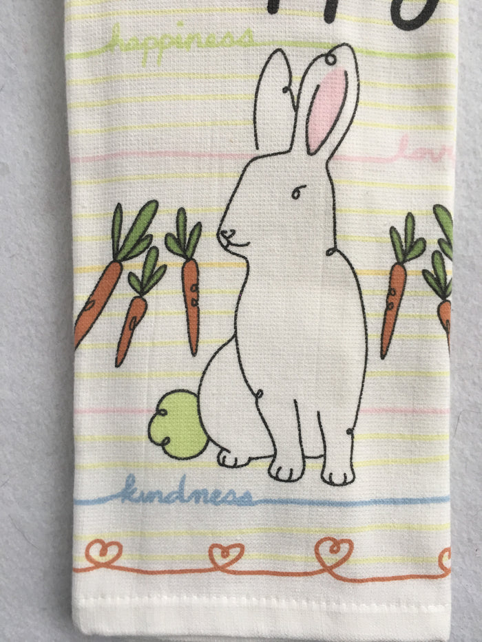Easter Choose Happy Set of 2 Kitchen Towels By Ellen Degeneres