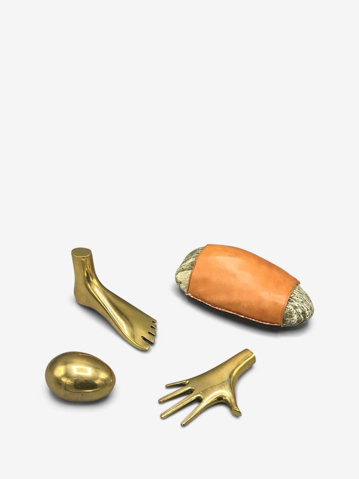 Carl Aubock Egg Paperweight in Brass by Carl Aubock Home Accessories New Misc. 2.5"L x 1.5" W x 1.5" H / Brass / Brass
