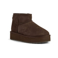 Emu Australia Stinger Micro Flatform 2.0 Sheepskin Women's Chocolate Boots