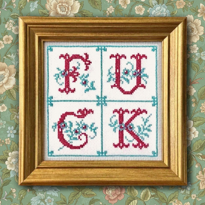 Fancy F*ck: Deluxe Cross-Stitch Kit