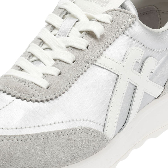 FitFlop Retro-Q FF Nylon Women's Silver/Urban White Trainers