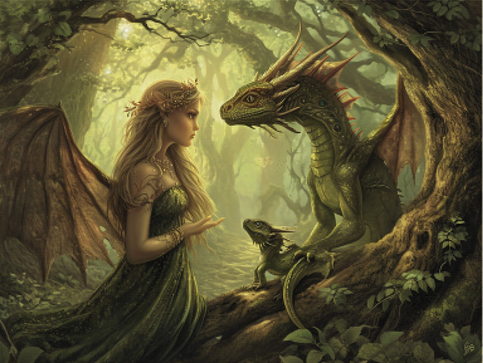 Forest Nymph and Dragonling