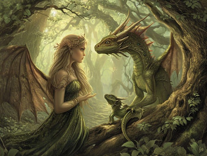 Forest Nymph and Dragonling