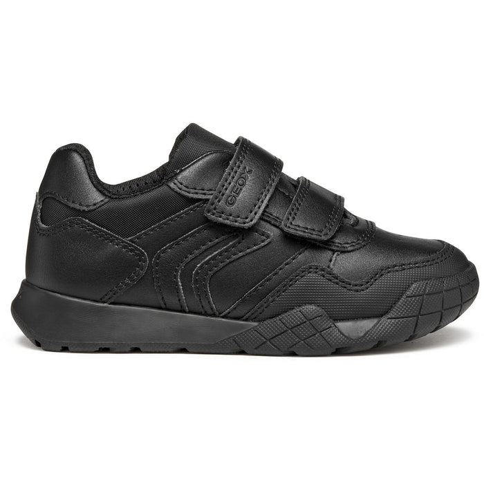 Geox J Rann-E Black Trainers