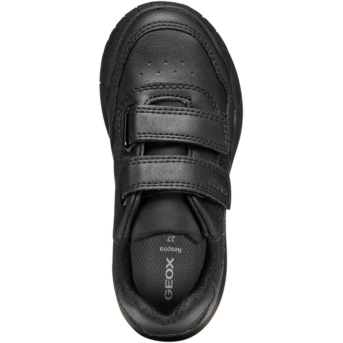 Geox J Rann-E Black Trainers