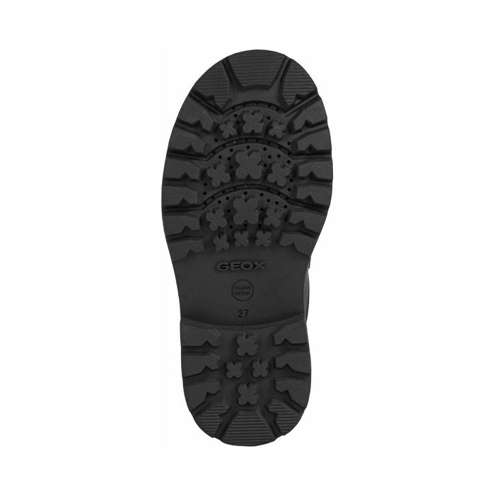 Geox Shaylax Leather Junior Black Shoes