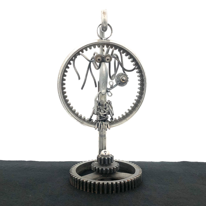 Glazer - Welded Scrap Metal Art - 'Love Bird'