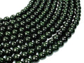 Green Goldstone Beads, 8mm Round Beads-BeadBasic