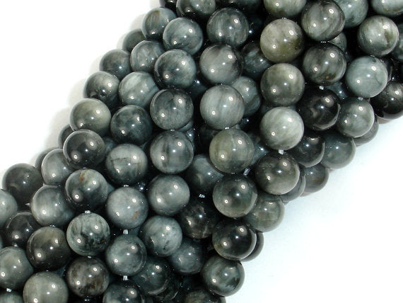 Hawk Eye Beads, 8mm Round Beads-BeadBasic