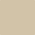 Benjamin Moore Color HC-45 Shaker Beige wet, dry color sample.