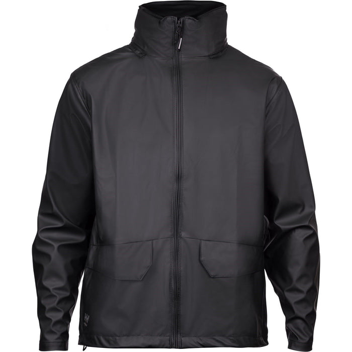 Helly Hansen Workwear Voss Black Rain Jacket