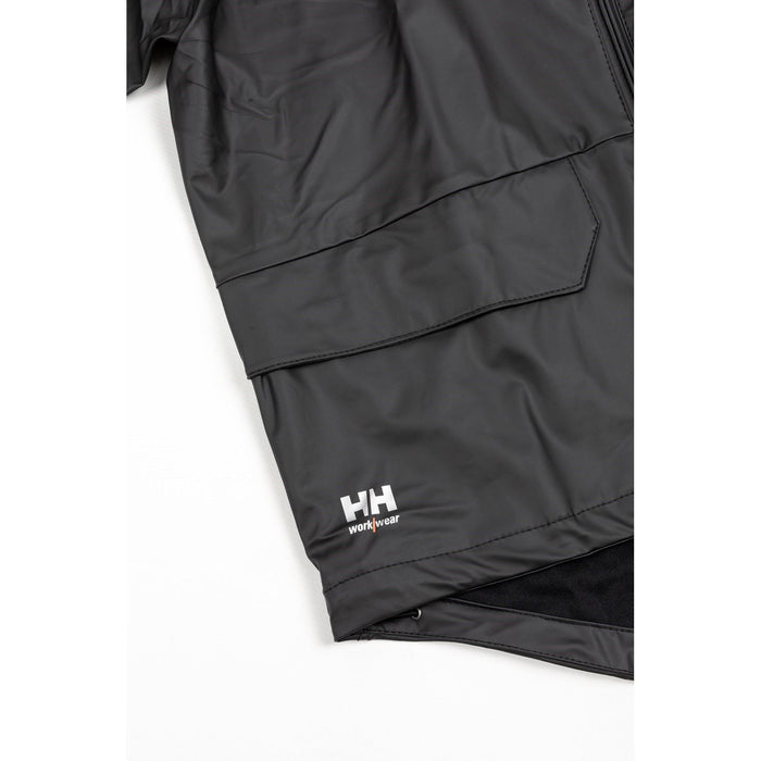 Helly Hansen Workwear Voss Black Rain Jacket