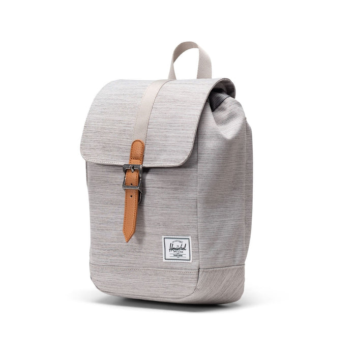 Herschel Light Grey Crosshatch Retreat Backpack