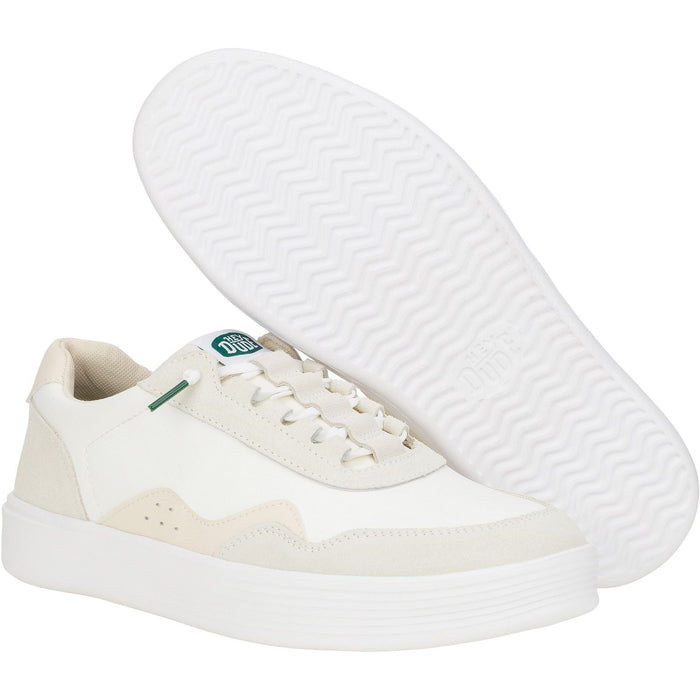 HEYDUDE Hudson Classic Suede Men's Light Beige/White Trainers