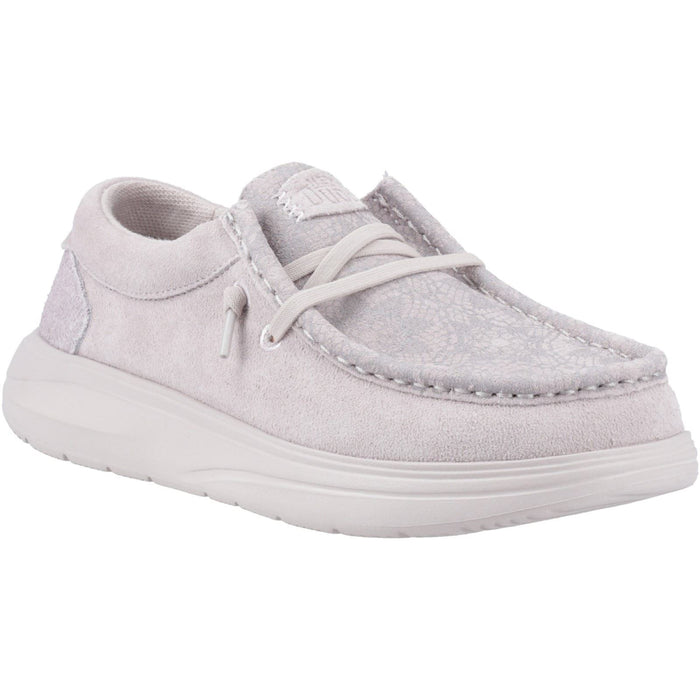 HEYDUDE Wendy COMF Suede Women's Lilac Moccasins Shoes
