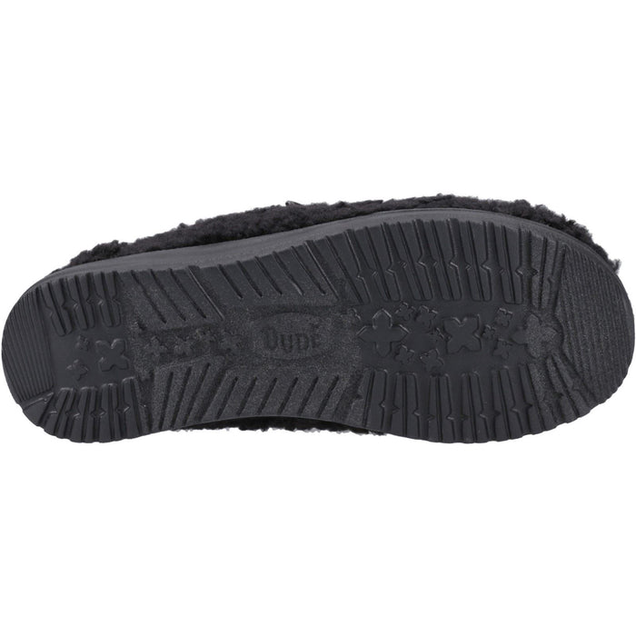 HEYDUDE Wendy Synthetic Women's Black Mules