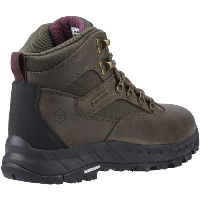 Hi-Tec Euro Trail Leather Women's Khaki Hiking Boots