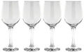 Home Essentials 4pc Wine Glass Set One Size Clear