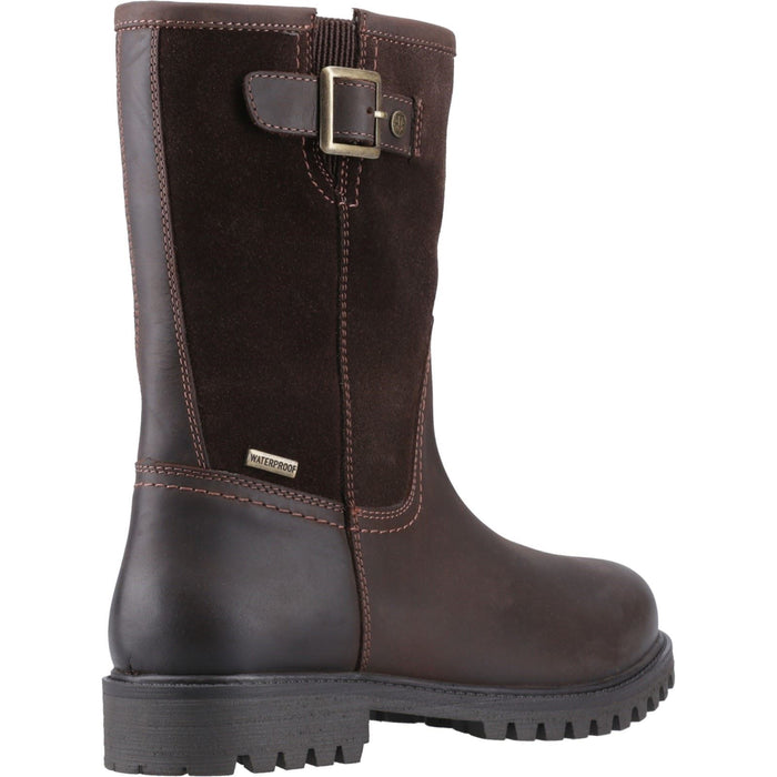 Hunter Canna Ankle Boot Leather Women's Brown Boots