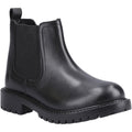 Hush Puppies Ariella Chelsea Leather Youth Girl's Black Boots
