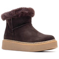 Hush Puppies Becca Suede Women's Chocolate Winter Ankle Boots