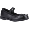 Hush Puppies Betty Leather Junior Black Shoes