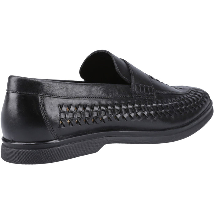 Hush Puppies Bowie Leather Men's Black Loafers
