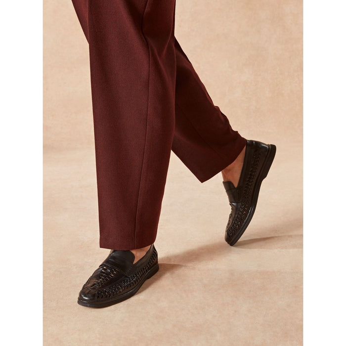 Hush Puppies Bowie Leather Men's Black Loafers