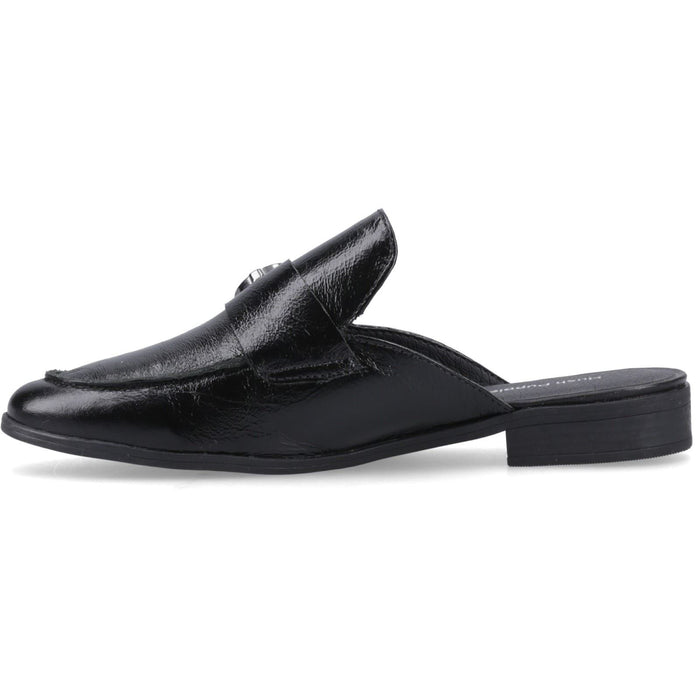 Hush Puppies Calla Leather Women's Black Mules