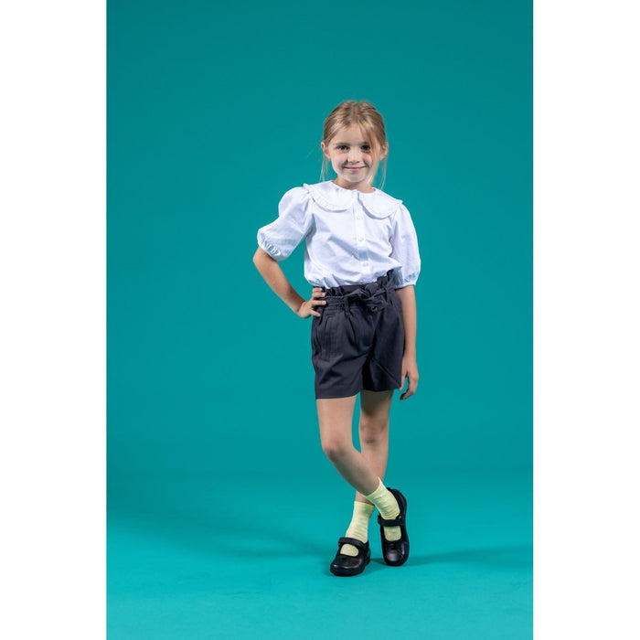 Hush Puppies Cindy Junior Leather Black Shoes