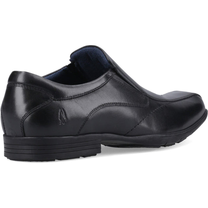 Hush Puppies Dumfries Leather Black Loafers
