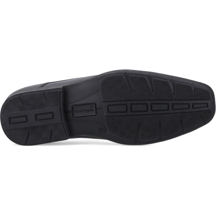 Hush Puppies Dumfries Leather Black Loafers