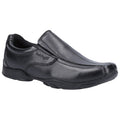 Hush Puppies Elijah Youth Black Leather Loafers