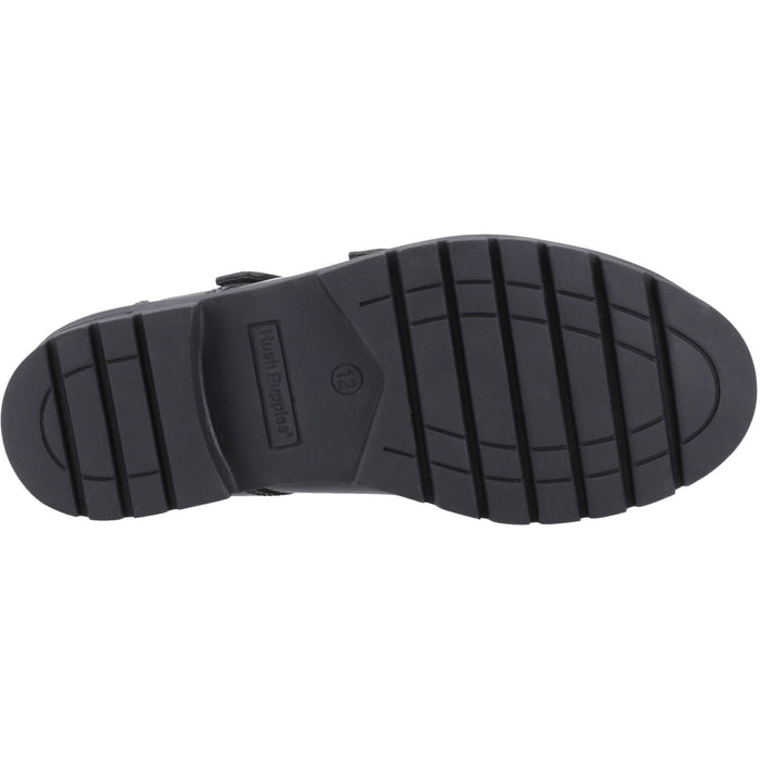 Hush Puppies Ella Patent Leather Junior Black Shoes