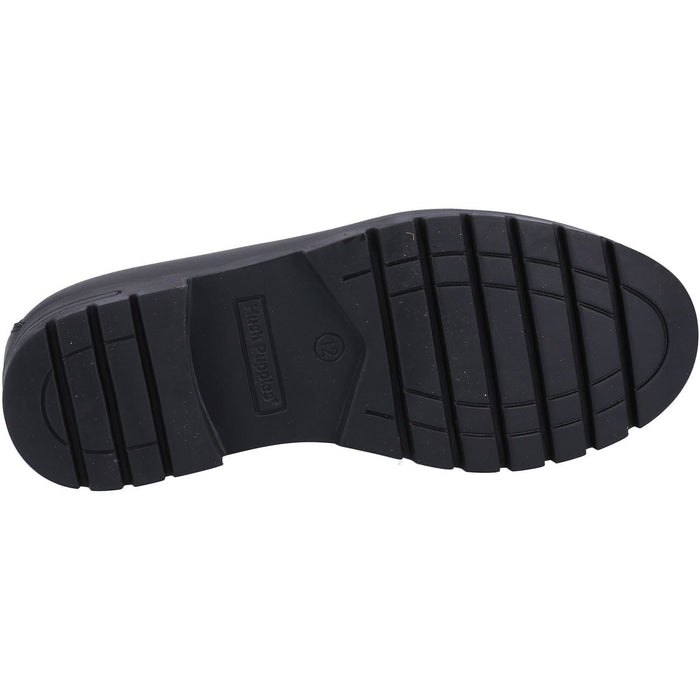 Hush Puppies Hazel Loafer Leather Youth Girl's Black Loafers