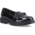 Hush Puppies Hazel Snaffle Leather Black Loafers