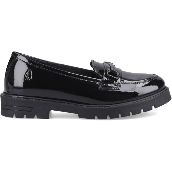 Hush Puppies Hazel Snaffle Leather Black Loafers