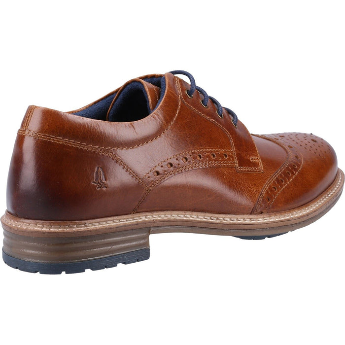 Hush Puppies Jayden Leather Men's Tan Brogues Shoes