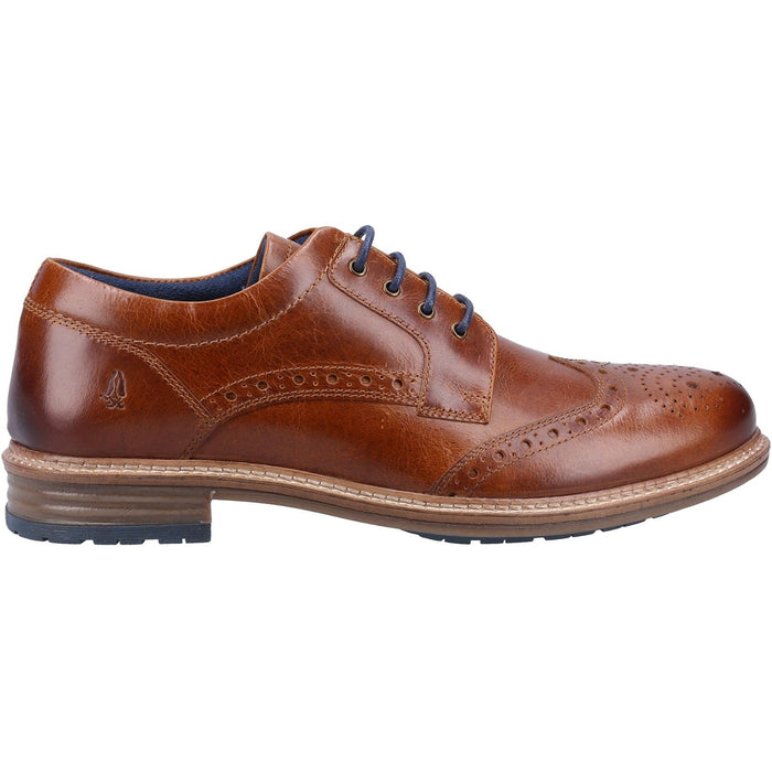 Hush Puppies Jayden Leather Men's Tan Brogues Shoes