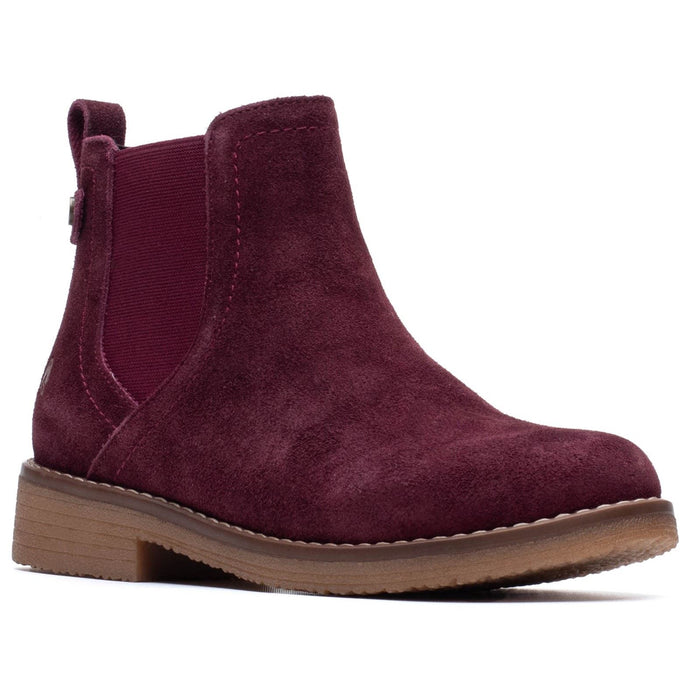 Hush Puppies Maddy Suede Women's Plum Boots