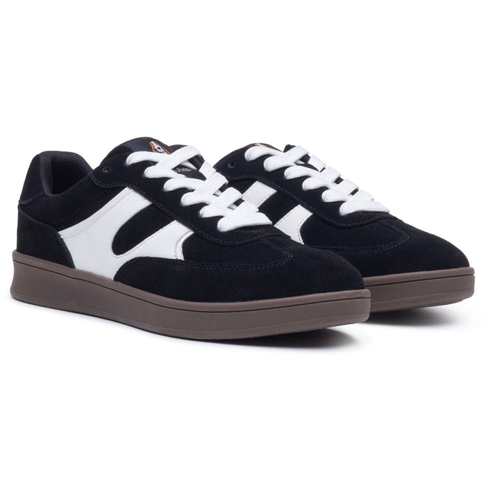 Hush Puppies Maura Suede Women's Black/White Trainers