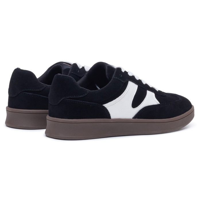 Hush Puppies Maura Suede Women's Black/White Trainers