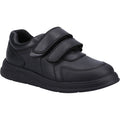 Hush Puppies Ryan Leather Youth Black Shoes