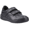 Hush Puppies Sully Leather Junior Black Shoes