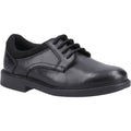 Hush Puppies Tommy Junior Leather Black Lace-Up Shoes