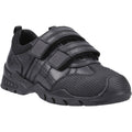 Hush Puppies Tristen Leather Junior Black Shoes