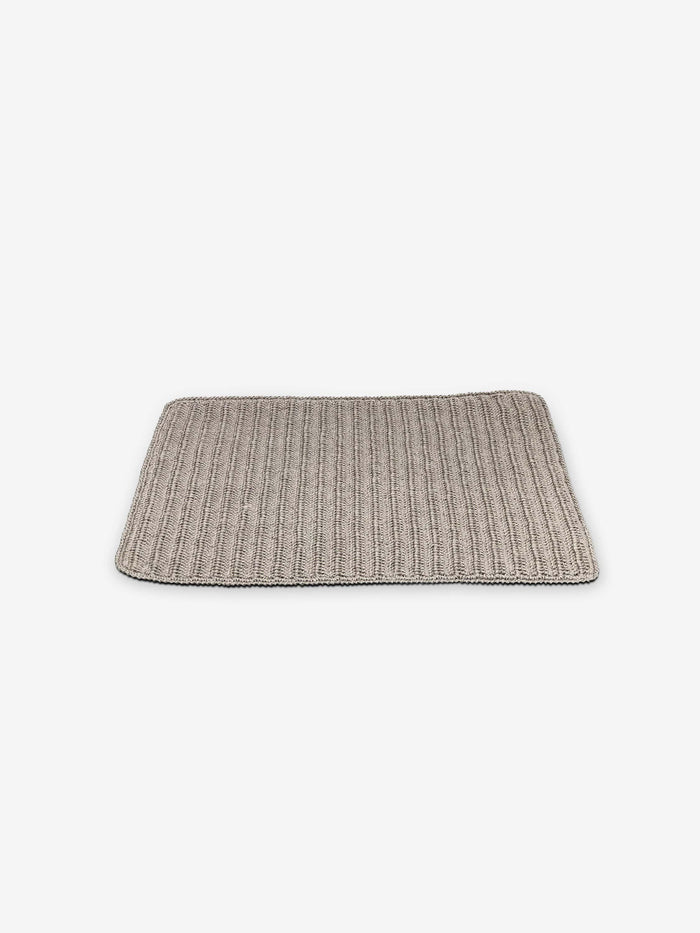 Fiorira Un Giardino Italian Natural Linen Hand Knit Placemat by Fiorira Un Giardino Tabletop New Napkins and Tableclothes Default